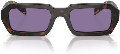 Vista 2 de Prada Gafas de sol PR A12S HavanaViolet 5221140 mujer, Espejo Violeta Habana Plata