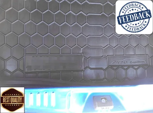 Vista 3 de Gummiauto Alfombrilla de carga para todo tipo de clima, para maletero trasero, para Renault Sandero Stepway 2013-2020, color negro