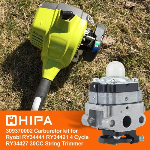 Vista 8 de Hipa Carburador C430 compatible con Ryobi S430 X430 309370002 RY34001 RY34421 RY34441 RY34005 RY34442 RY34445 RY34422 RY34425 30cc