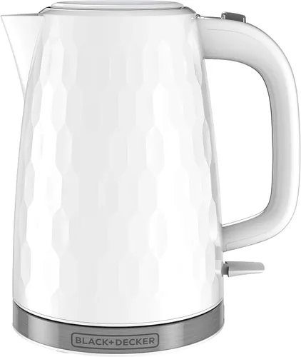 Vista 2 de BLACK+DECKER - Tetera eléctrica inalámbrica de 1,7 L, color blanco