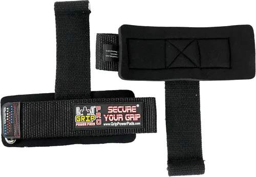 Vista 5 de Gym Lifting Dowel Straps Neoprene Padded Wrist Wraps for Weight Training, Bodybuilding & Fitness