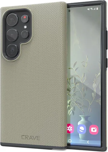 Vista 63 de Crave Dual Guard para Samsung Galaxy S22 Ultra, Verde bosque, Funda para teléfono celular, Protección a prueba de golpes, Doble capa, TPU/PC