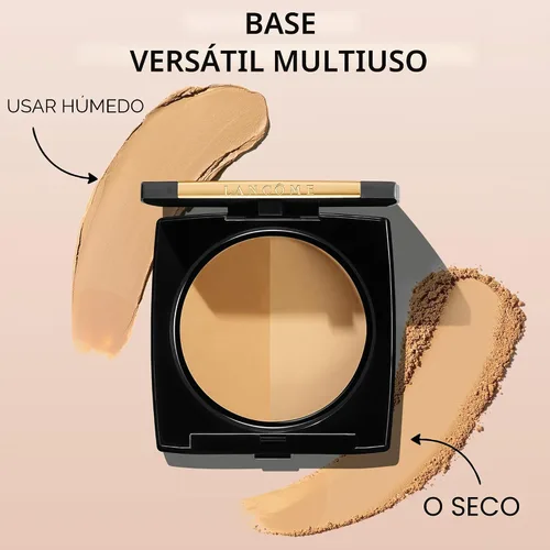 Vista 8 de Lancôme Base en polvo de doble acabado: acabado natural, cobertura transparente a completa, base de polvo de larga duración, controla el brillo