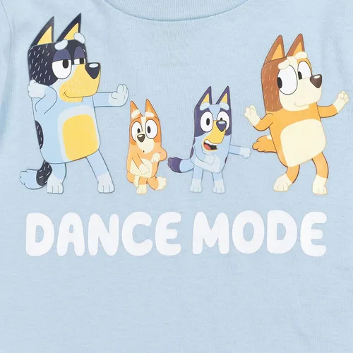 Vista 6 de Bluey Winton Snickers Honey Muffin Bandit Dad Chilli Mom Missy Chloe Coco Bingo Girls Paquete de 2 camisetas para niños pequeños a niños pequeños