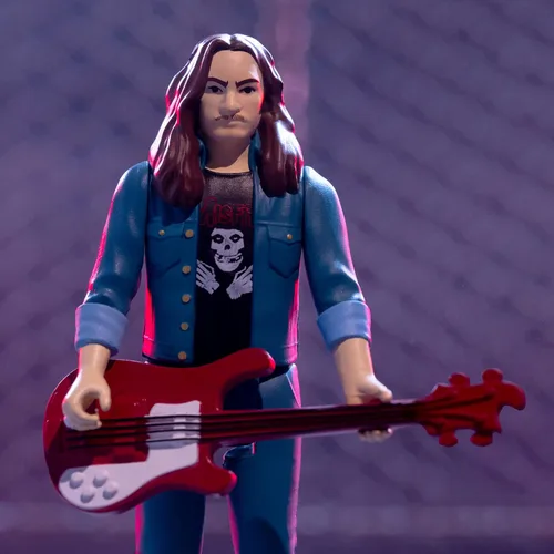 Vista 4 de Super7 Cliff Burton - Figura de acción de 3.75 pulgadas con accesorios, coleccionables de heavy metal y juguetes retro