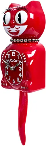 Vista 3 de Kit Cat Klock Retro Rojo Señora