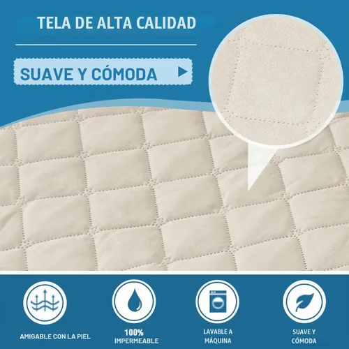 Vista 2 de H.VERSAILTEX Fundas de sofá 100% impermeables para sofá seccional, fundas de sofá seccional de 2 piezas, funda de sofá seccional en forma de L