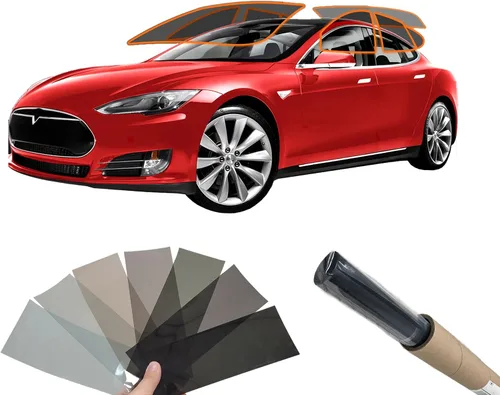 Vista 15 de MotoShield Pro – Tinte de cerámica de calidad superior, precortado, para todos los vehículos con control de calor superior, bloquea el 99% de rayos