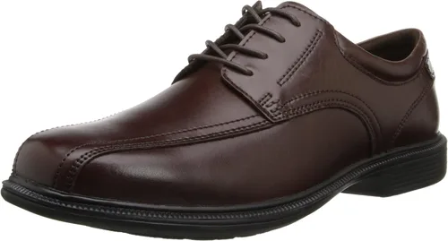 Vista 4 de Nunn Bush Bartole Street - Puntera de bicicleta Oxford con cordones con tecnología Kore antideslizante y cómoda Negro