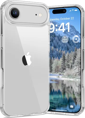 Vista 41 de Vakoo Funda transparente para iPhone 11 Pro Max, antiamarilleo, color negro