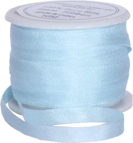 Vista 16 de Threadart Cinta de seda 100% pura - 3 tamaños - Docenas de colores - Castaño - 2 mm No. 524 Soft 100% pure silk ribbon on a single spool - perfect