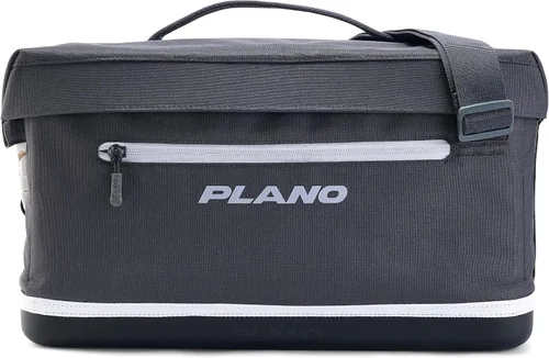 Vista 19 de Plano Bolsa de aparejos de pesca de vanguardia para fines de semana, base impermeable moldeada, almacenamiento espacioso, mangas de herramientas