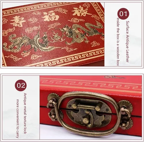 Vista 6 de Juego chino de Mahjong Mah Jong, juego de mesa de 144 azulejos, entretenimiento para viajes, fiesta, juego familiar, regalo