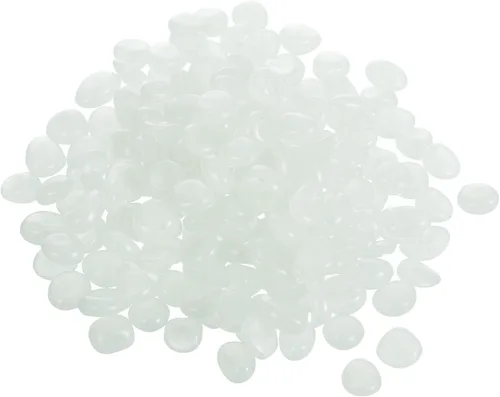Vista 15 de MECCANIXITY 100 piedras brillantes de 0.51 a 0.67 pulgadas (0.512-0.669 in) para decoración en la oscuridad, piedras luminosas, decoración de Rosa