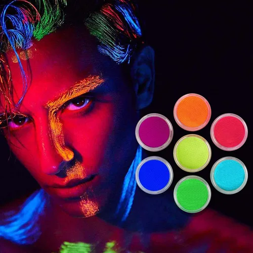Vista 8 de MEICOLY Delineador de ojos activado por agua, delineador de ojos Hydra reactivo a los rayos UV, delineador de ojos gráfico de 7 pasteles