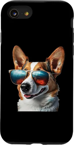 Vista 18 de iPhone 16 Pembroke Welsh Corgi with Sunglasses Case