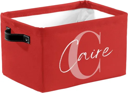 Vista 37 de Cesta de regalo personalizada con nombre, caja de juguetes de almacenamiento personalizada para niños, organizador de cubos de almacenamiento