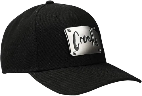 Vista 2 de Bioworld Cruella - Gorra de metal con diseño de bandera