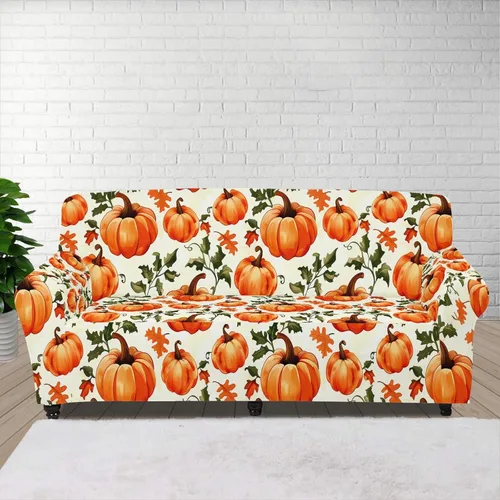 Vista 49 de Horeset Funda elástica para silla con diseño de flores hippie otoñales, funda para sofá, lavable, protección de muebles con espuma antideslizante