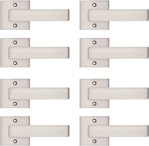 Vista 30 de Probrico - 1 manija inactiva dorada para puerta, moderna, para armario, resistente, para interior, sin giro, reversible para lado derecho e izquierdo