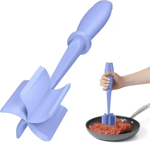 Vista 12 de Picadora de carne, mejora la picadora de hamburguesas, picadora de carne premium resistente al calor para carne molida de res, carne de pavo molida