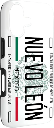 Vista 3 de Neoleonés Nuevo Leon License Plate Phone Case for iPhone 17