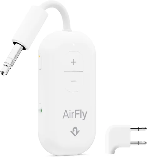 Vista 21 de Twelve South AirFly Pro Adaptador Transmisor/Receptor Bluetooth Inalámbrico para 2 Auriculares, Compartir Audio, Compatible con Jack Auxiliar