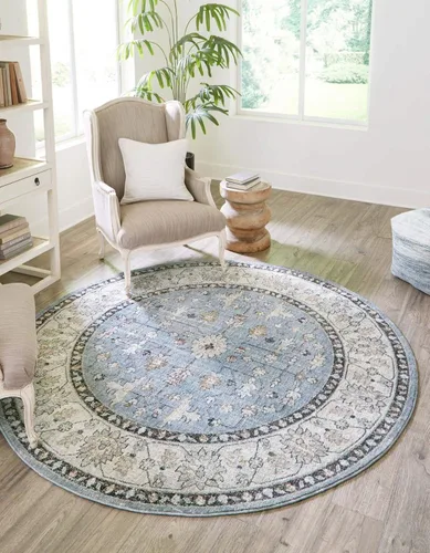 Vista 16 de Unique Loom Eco Traditional Collection - Alfombra de área - Coherance (rectangular 2' 0" x 3' 0", gris carbón/marfil)