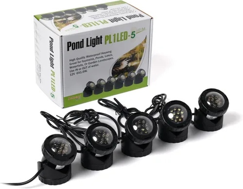 Vista 7 de Jebao Luz LED sumergible para estanque, juego de 1