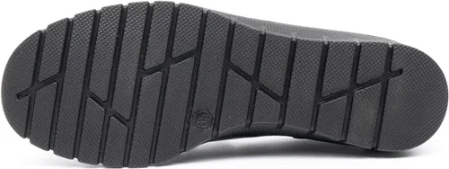Vista 4 de VJH confort Mocasines de mujer con punta redonda para caminar cómodos, con soporte de arco (negro, 9), Negro