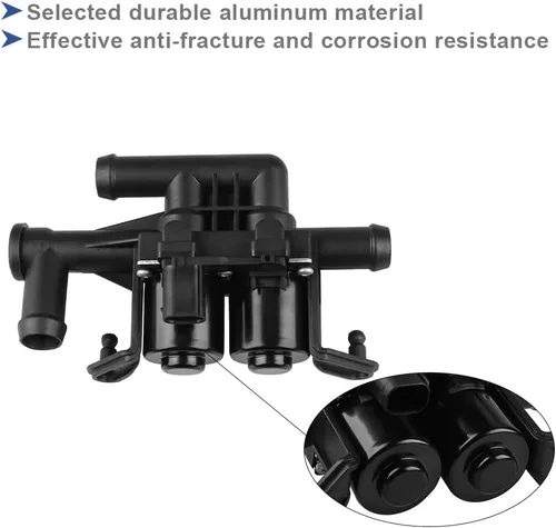 Vista 4 de JDMON Compatible con válvula de control del calentador BMW F01 F02 F10 F11 F12 520i 523i 528i 535i 550i 640i 650i 740i 740Li 750i 750Li 760Li