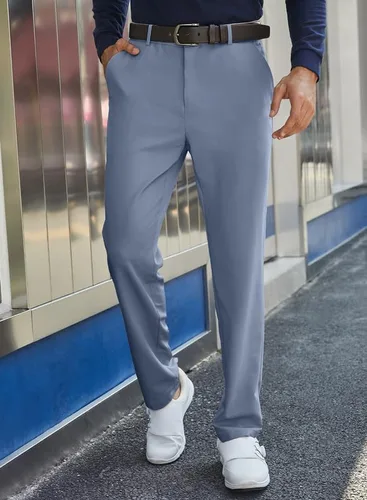 Vista 2 de JMIERR Pantalones de golf para hombre, elásticos, ajustados, para correr, viajes, trabajo, pantalones de vestir chinos para hombre