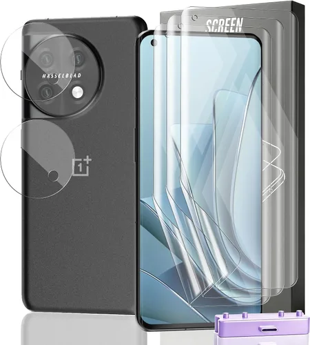 Vista 58 de Paquete de 3+2 protectores de pantalla de vidrio templado para teléfono (2a) / (2a) Plus con protector de lente de cámara, dureza 9H, película
