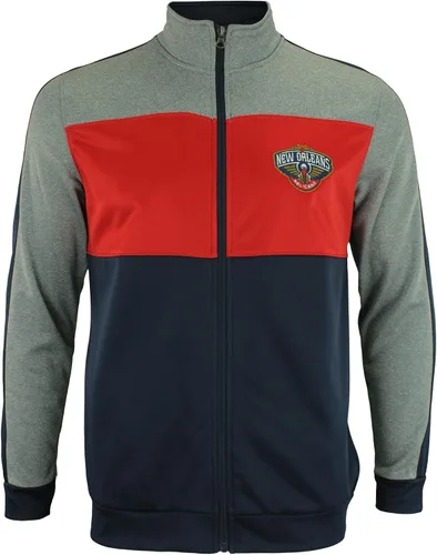 Vista 24 de Outerstuff NBA Youth Boys (8-20) Chaqueta de rayas con cremallera completa Atlanta Hawks