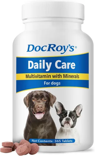 Vista 9 de Doc Roy's - Multivitamínico de cuidado diario con minerales para perros, suplemento de salud diaria canina, tabletas de 180