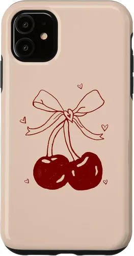 Vista 8 de Cherri Ties Bow Cherry - Carcasa para iPhone 17