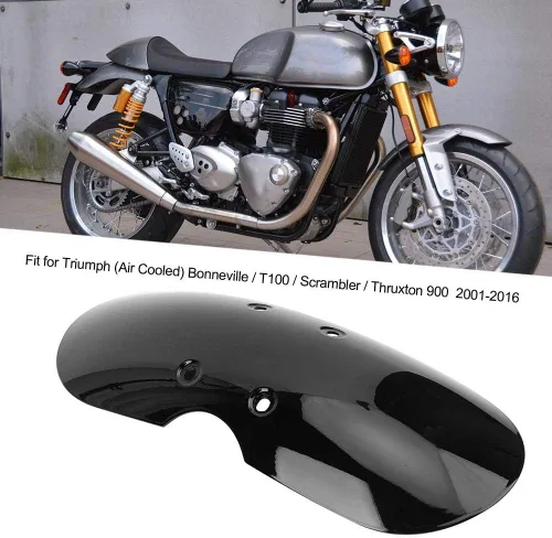 Vista 3 de Motocicleta guardabarros delantero ABS rueda delantera reemplazo para bicicleta refrigerada 2001 2016, impacto, ajuste directo