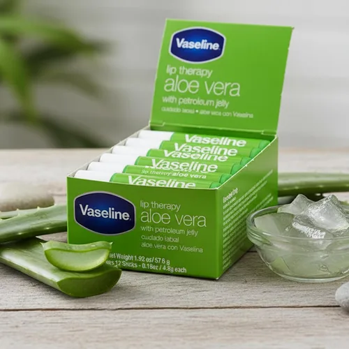 Vista 4 de Vaseline Lip w/o Backer Card Aloe - Caja de 12