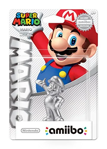 Vista 2 de Mario - Silver amiibo (Super Mario Bros Series)
