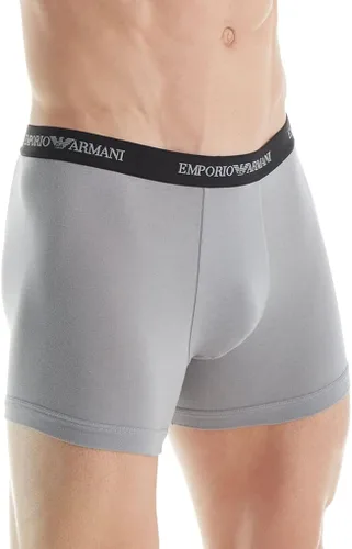 Vista 2 de Emporio Armani Calzoncillos tipo bóxer de algodón para hombre (2 unidades)