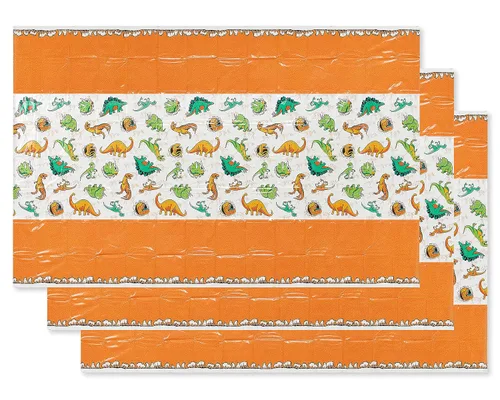 Vista 5 de American Greetings Suministros para fiestas de cumpleaños de dinosaurios, kit de pancarta (7 piezas)
