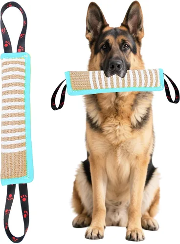 Vista 18 de Clysoru Juguete de yute resistente para perros