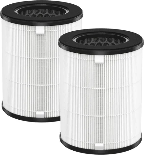 Vista 12 de AP-T10FL - Filtro de repuesto compatible con purificadores Homedics AP-T10-BK y AP-T10-WT, paquete de 2