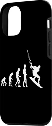Vista 2 de iPhone 15 Kitesurf Evolution Kitesurfing Kitesurfer Funny Case