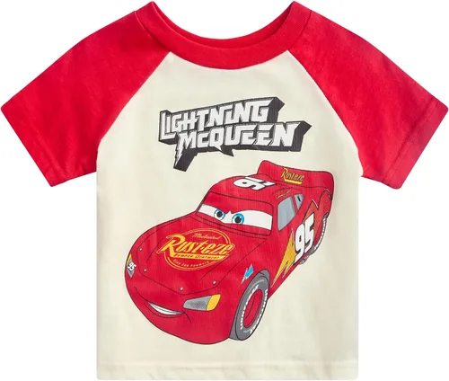 Vista 23 de Disney Conjunto de 2 piezas de camiseta y pantalones cortos de manga corta de Mickey Mouse Lightning McQueen Toy Story (12M-24M)