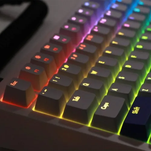 Vista 2 de DrunkDeerA75 Rapid Trigger Keyboard Mechanical Magnetic Switch 82 Keys OEM Profile PBT Keycap TKL 68Keys Double Shot Gaming Keycap Grey