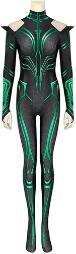 Vista 3 de Traje de cosplay de Hela Goddess para mujer con capa de Halloween