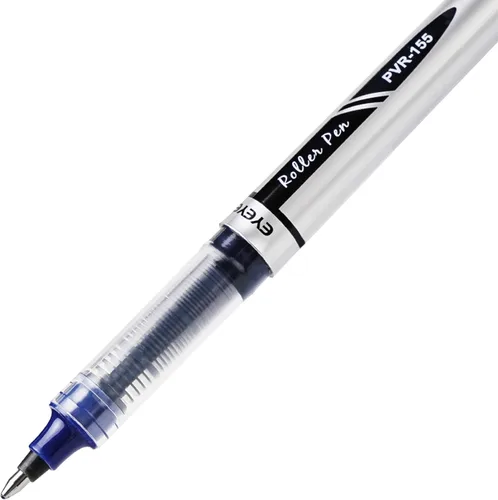 Vista 3 de EYEYE Bolígrafos de rodillo de 1.0mm, 6 bolígrafos de rodillo negros y 6 azules de punta gruesa de secado rápido, bolígrafos de tinta líquida