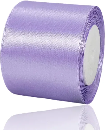 Vista 136 de Cinta beige de 1-1/2 pulgadas x 25 yardas, cinta de satén de tela de color sólido para envolver regalos, manualidades, ramos de novia, coronas