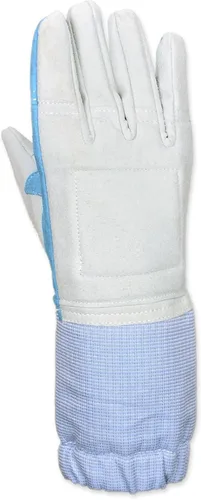 Vista 3 de Guante de esgrima, guantes de esgrima de cuero antideslizantes para sable, guante de sable eléctrico para niños y adultos